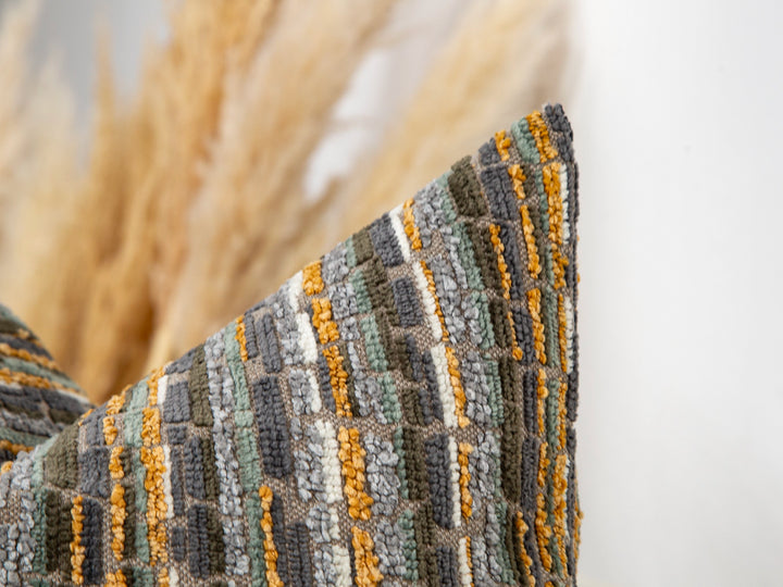 Colorful Textured Soft Throw Pillow Cover