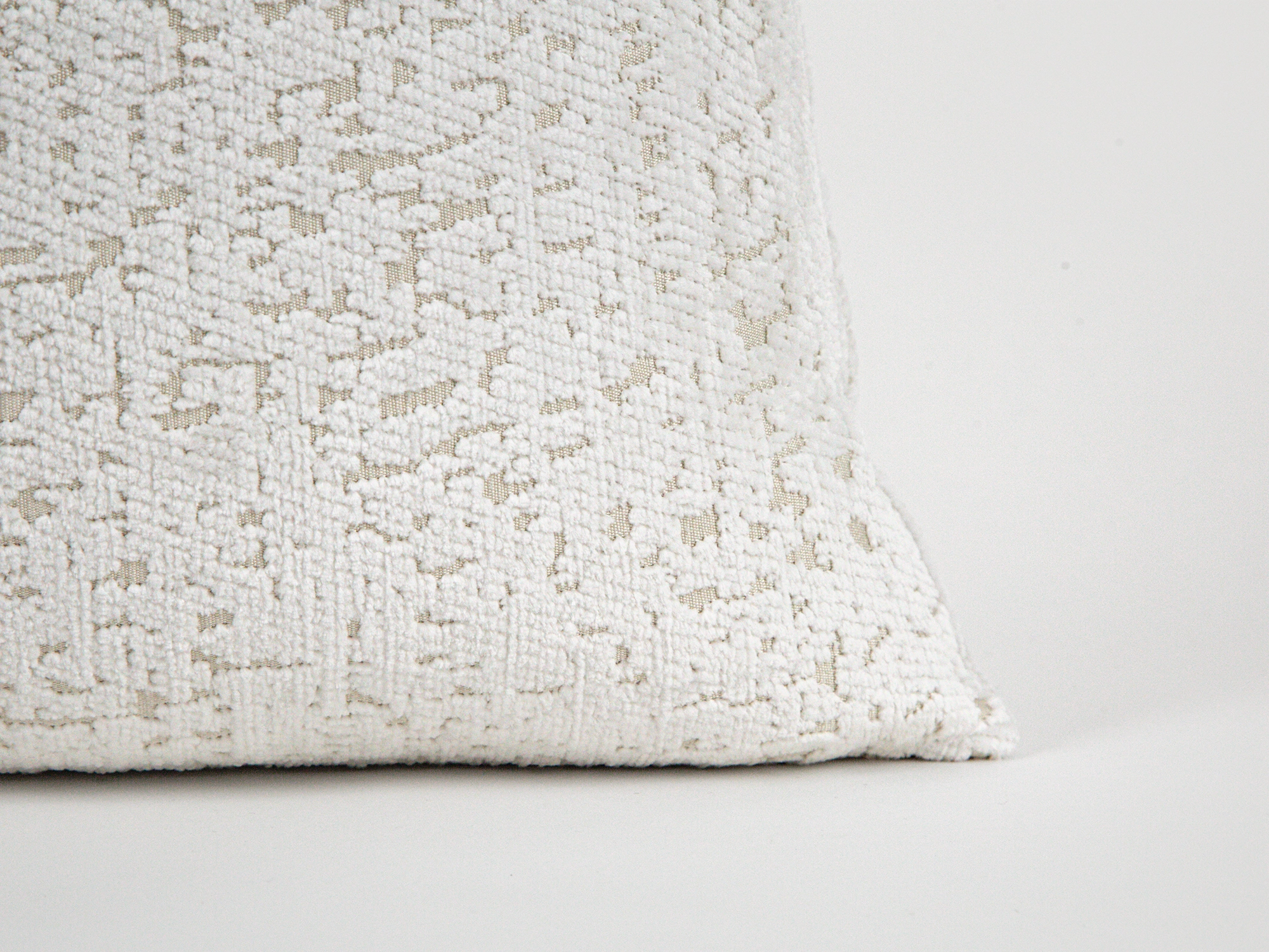 Off White Tactile Textured Pillow Cover