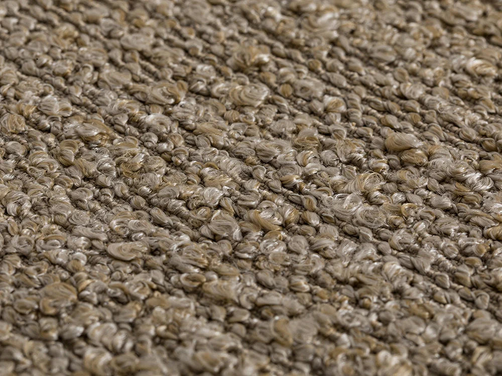 Taupe Beige Boucle Upholstery Fabric - Monarch