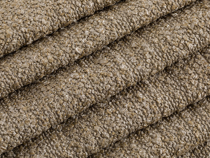 Taupe Beige Boucle Upholstery Fabric - Monarch
