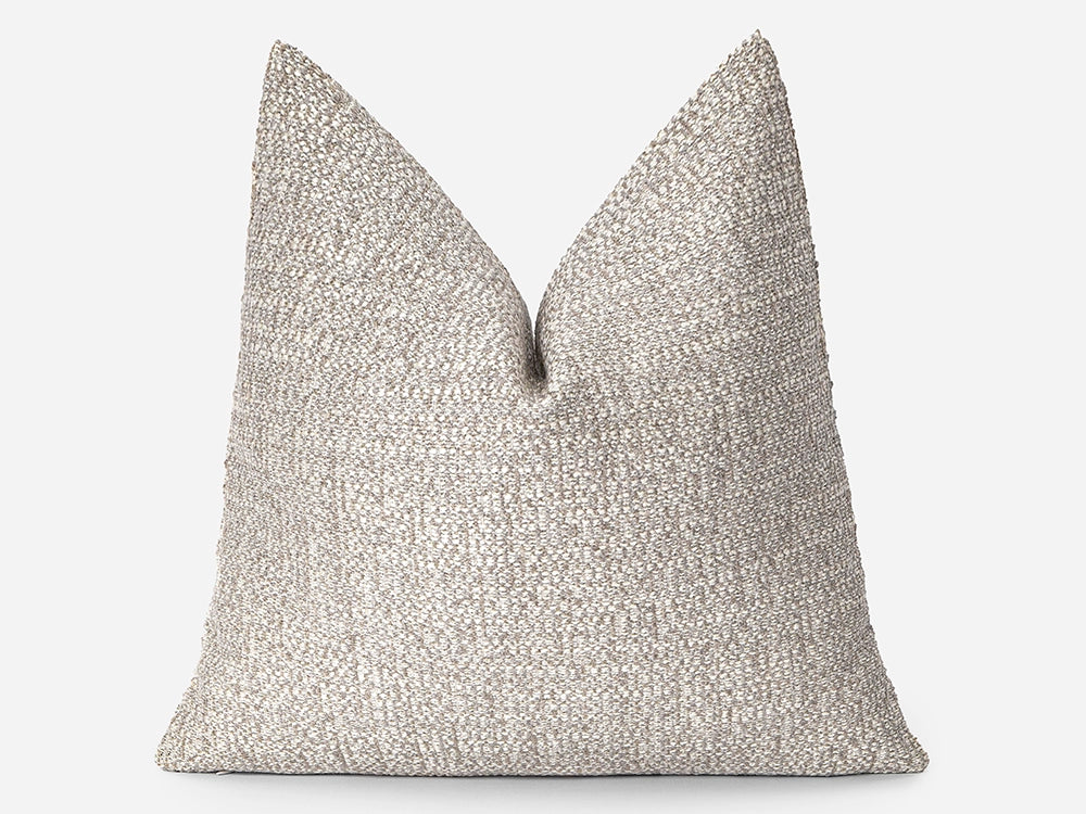 Taupe Beige Boho Pillow Cover