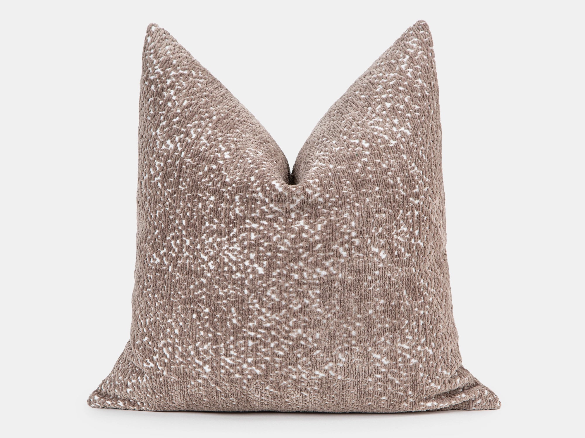 Taupe Beige Plush Textured Pillow Cover – Haven