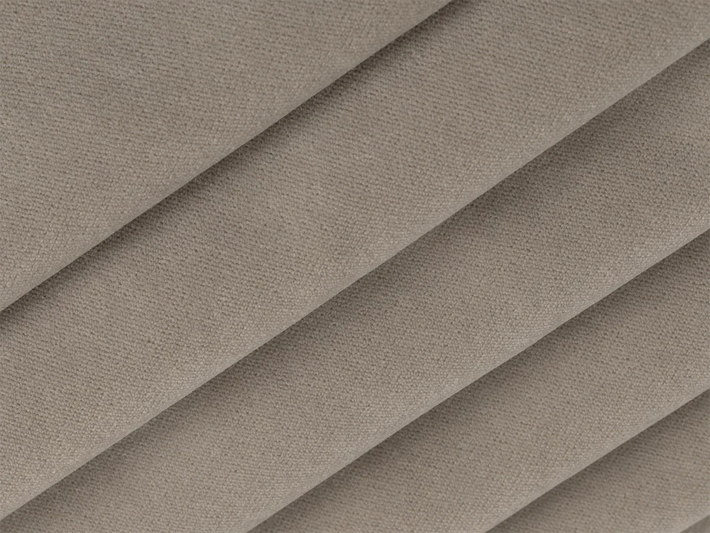Taupe Beige Velvet Upholstery Fabric - Classic Velvet