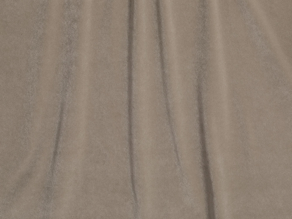 Taupe Beige Velvet Upholstery Fabric - Classic Velvet