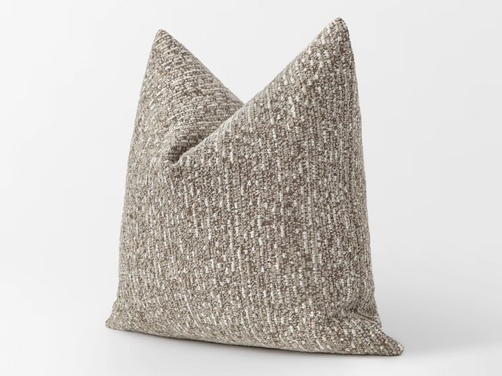 Taupe Beige Pillow Cover - Woven & Textured