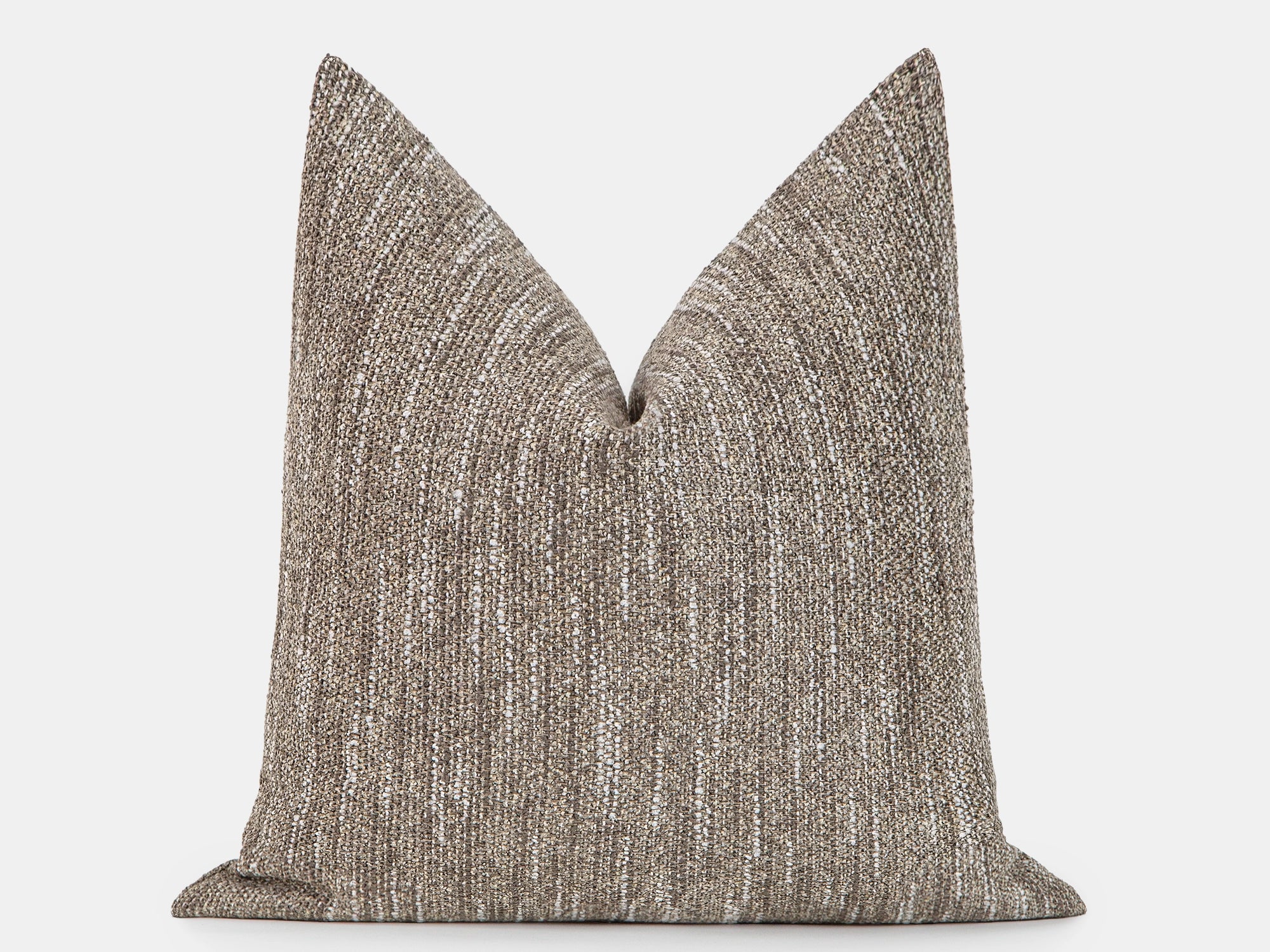 Taupe Beige Pillow Cover - Woven & Textured