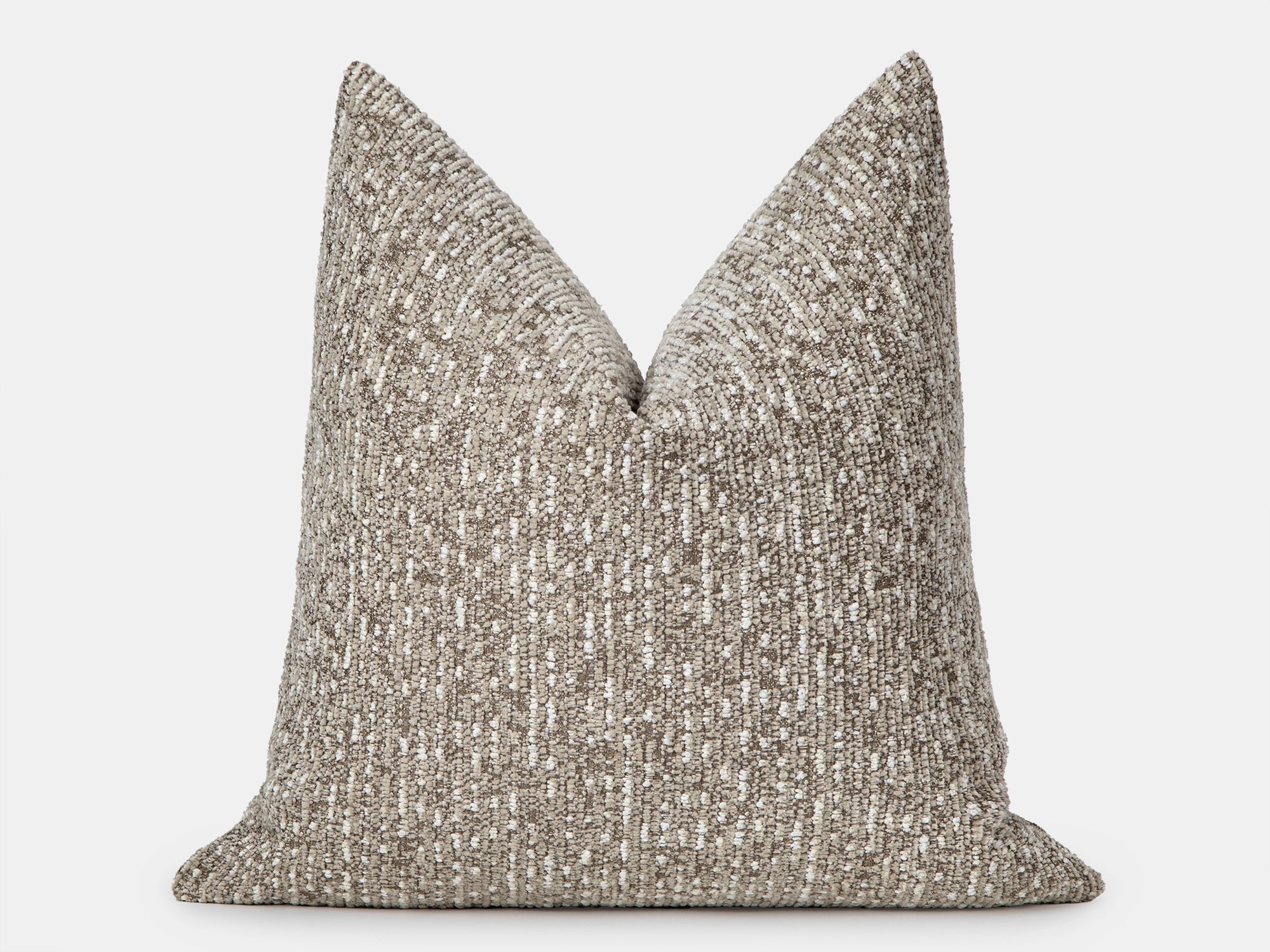 Taupe Beige Pillow Cover - Woven & Textured