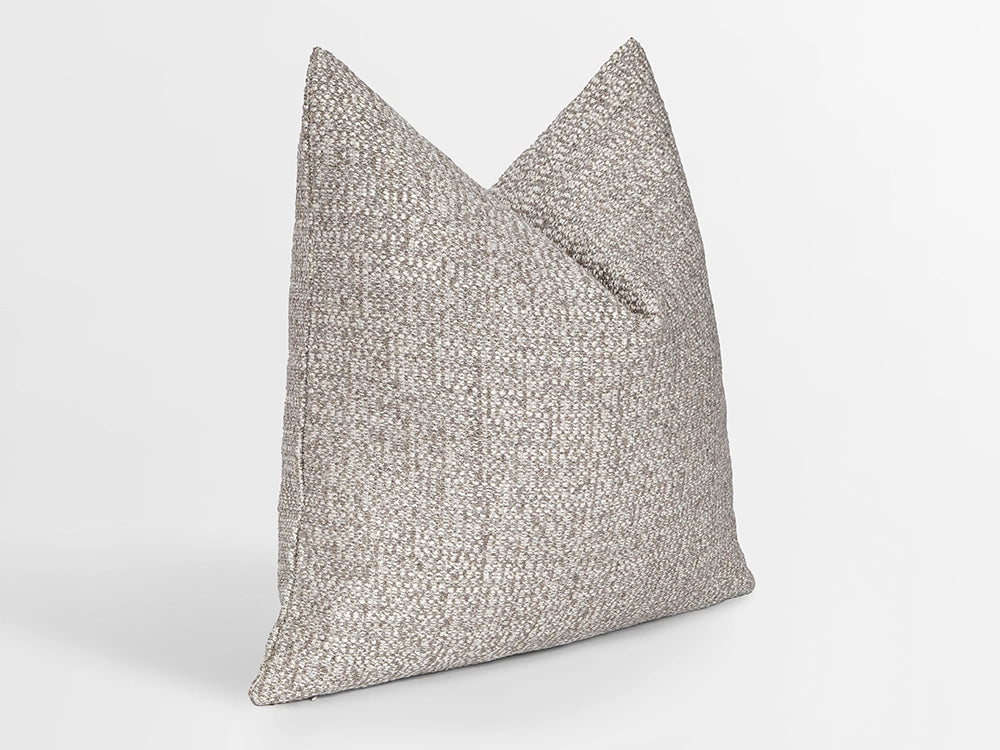 Taupe Beige Boho Pillow Cover