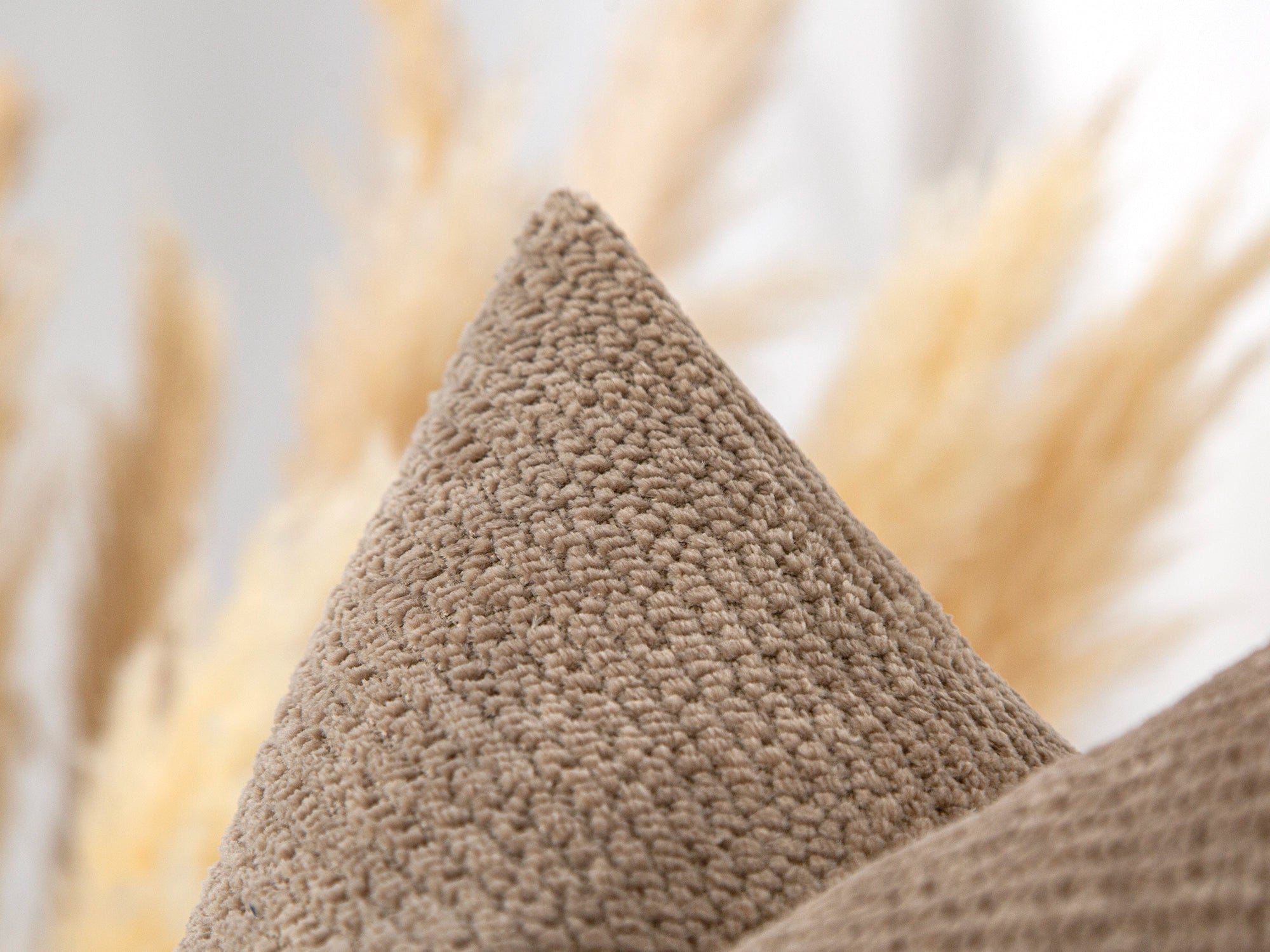 Taupe Brown Textured Pillow Cover