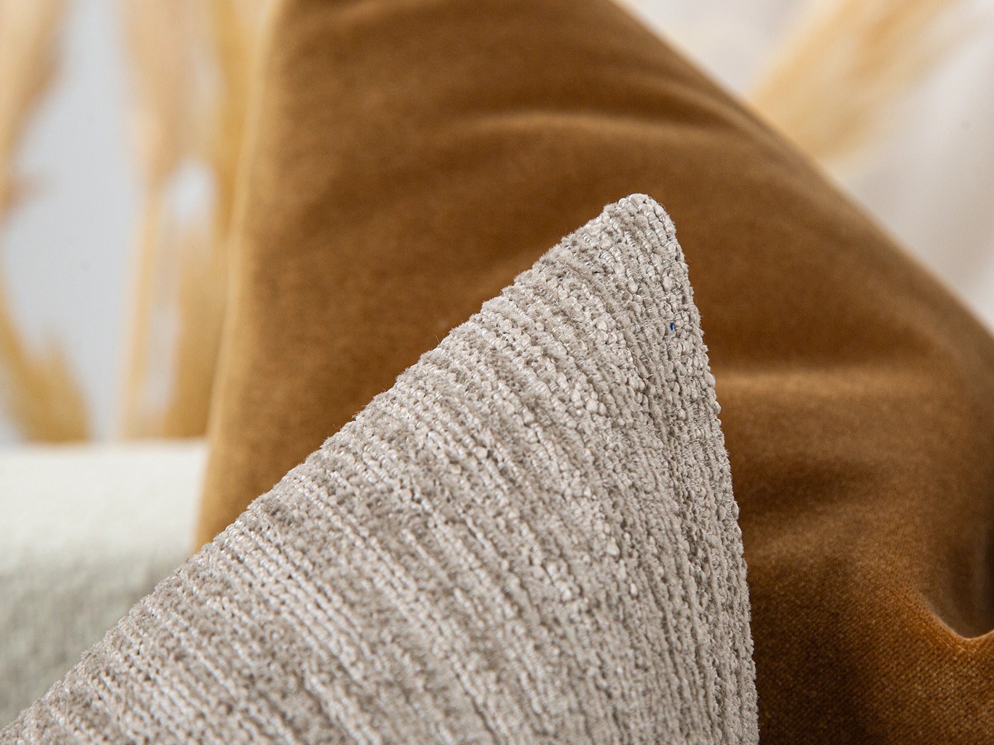 Taupe Textured Pillow Cover