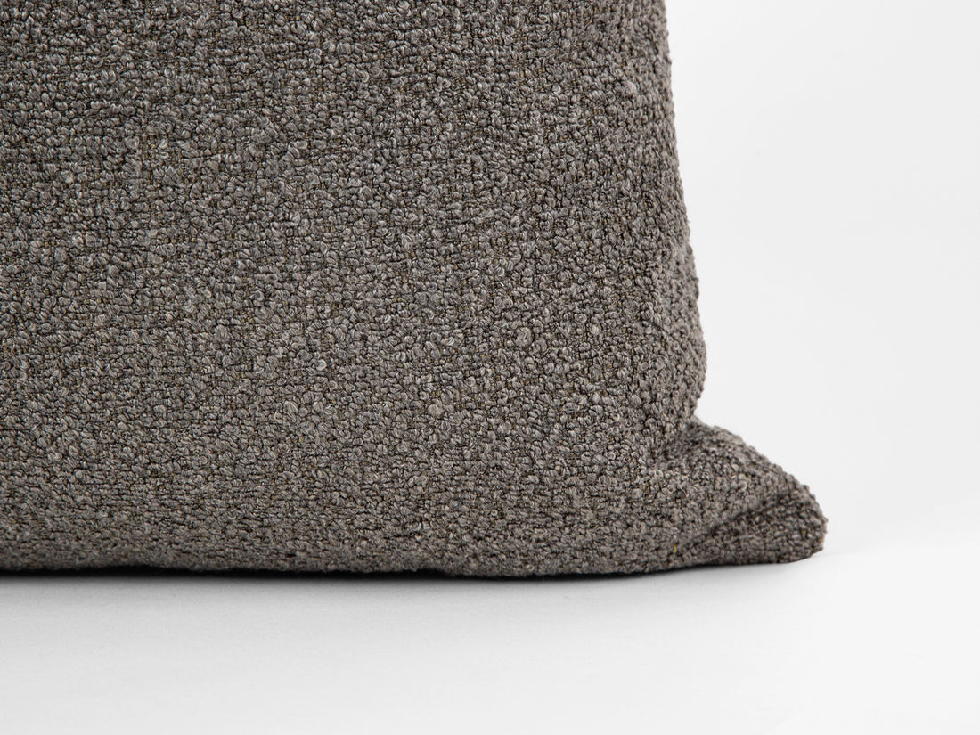 Taupe Gray Alpaca Pillow Cover