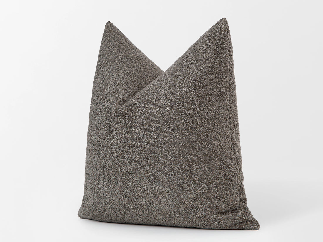 Taupe Gray Alpaca Pillow Cover