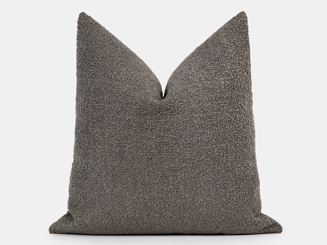 Taupe Gray Alpaca Pillow Cover
