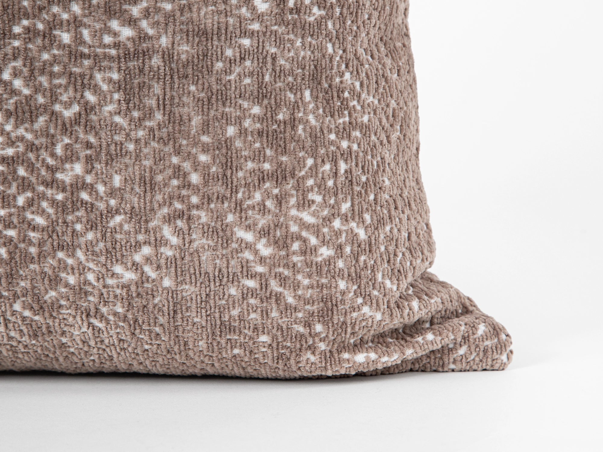 Taupe Beige Plush Textured Pillow Cover – Haven