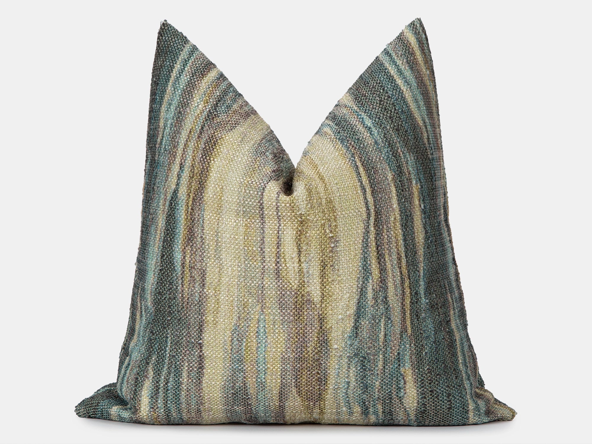Teal Abstract Pillow Cover