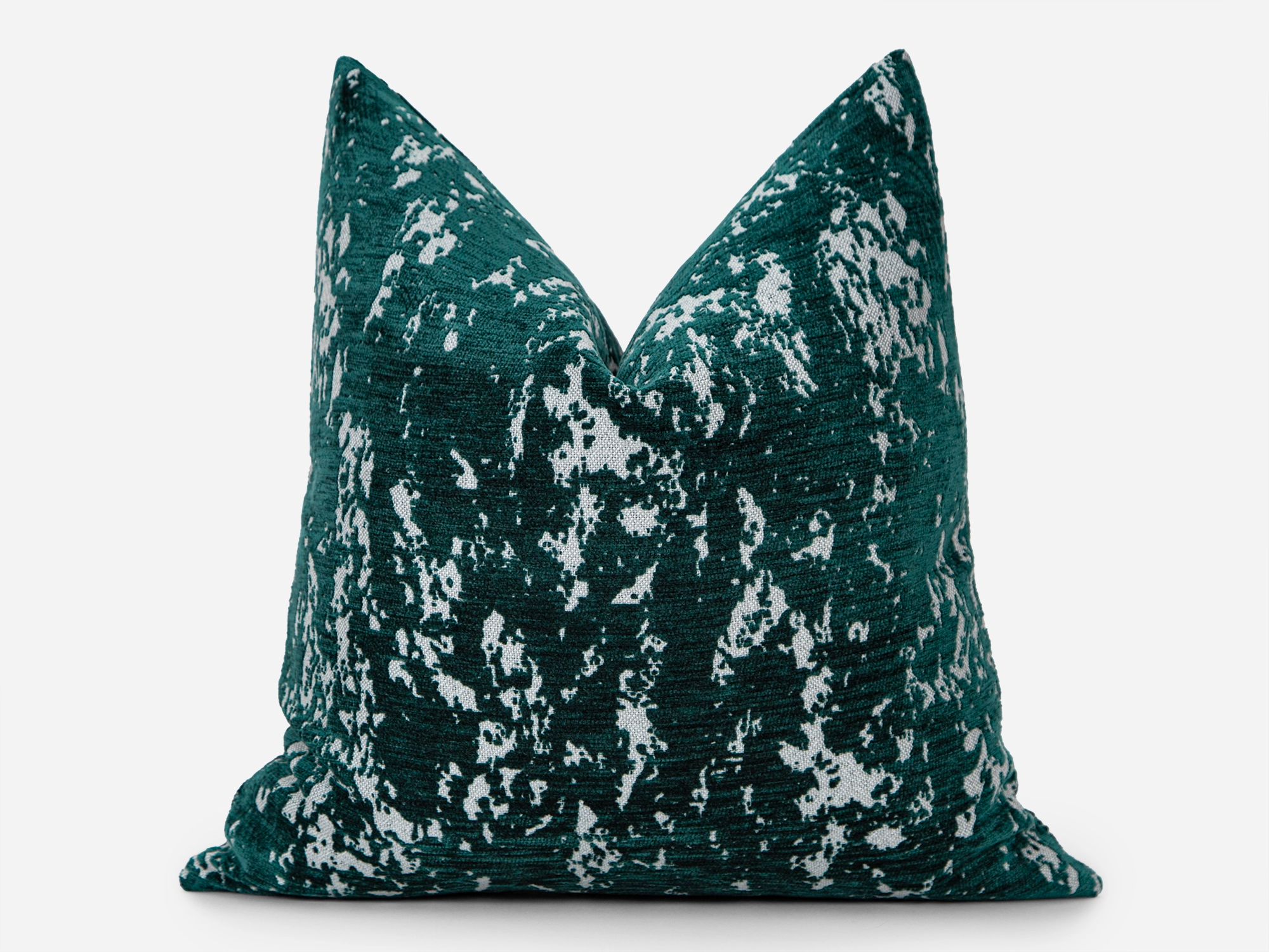 Dark Teal Abstract Pillow Cover