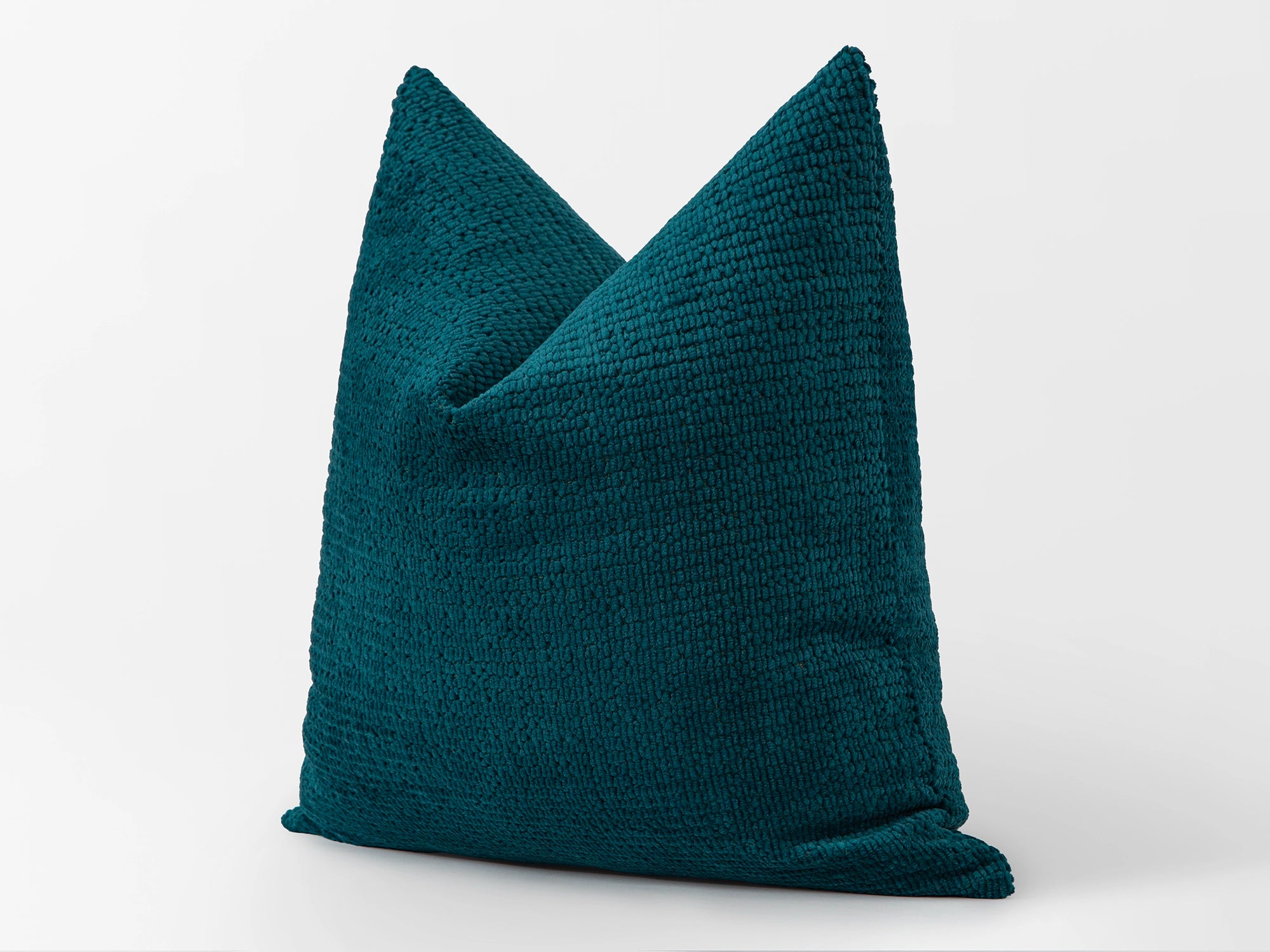 Dark Teal Cozy Pillow Cover