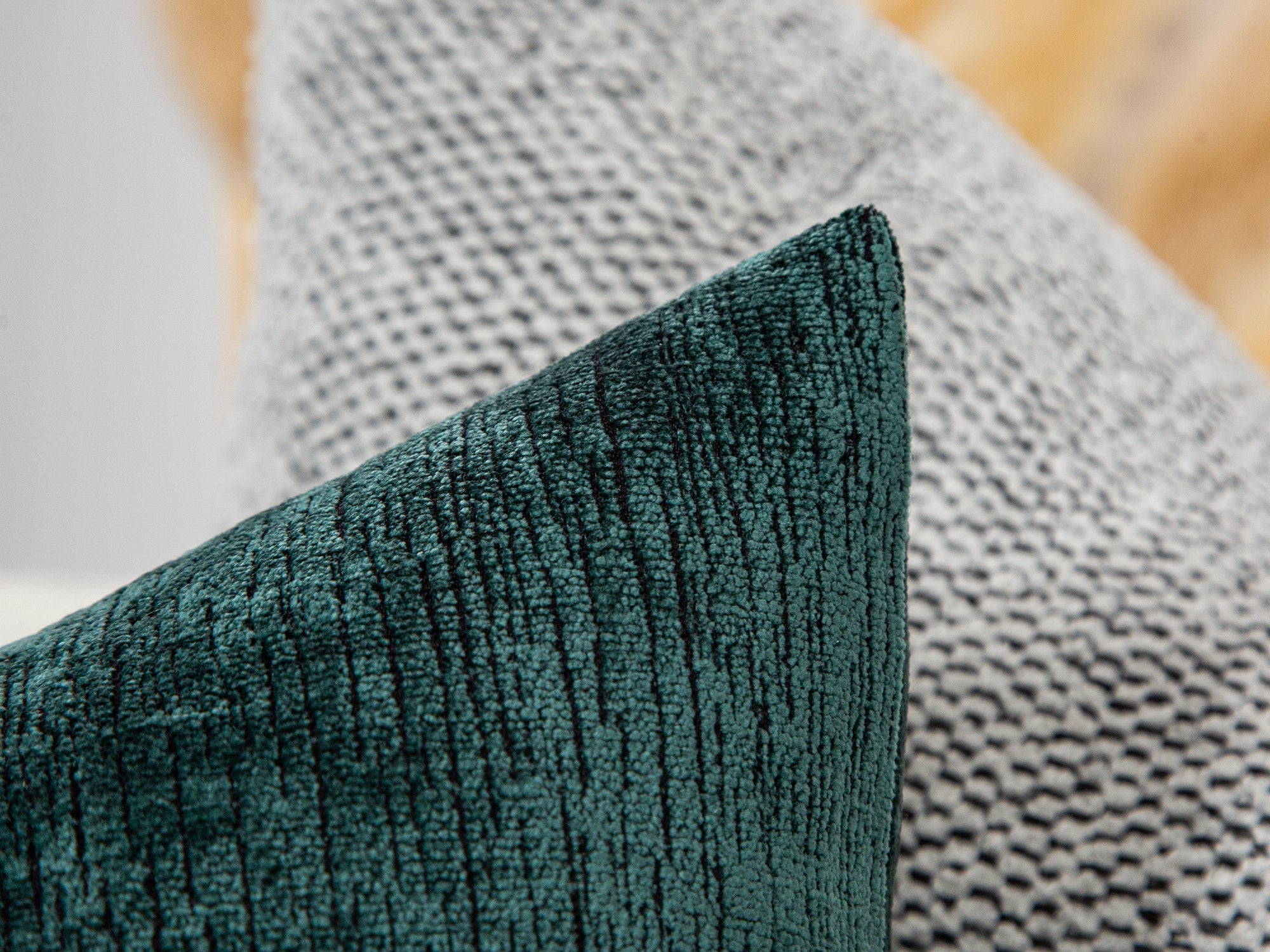 Dark Teal Cozy Pillow Cover