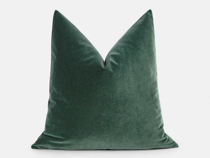 Teal Green Velvet Pillow Cover