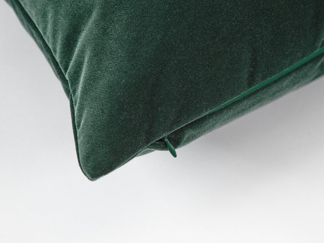 Teal Green Velvet Pillow Cover