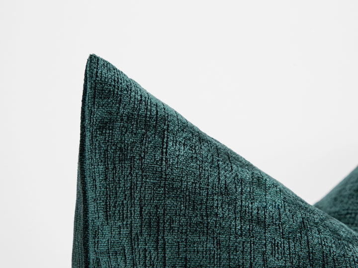 Dark Teal Cozy Pillow Cover