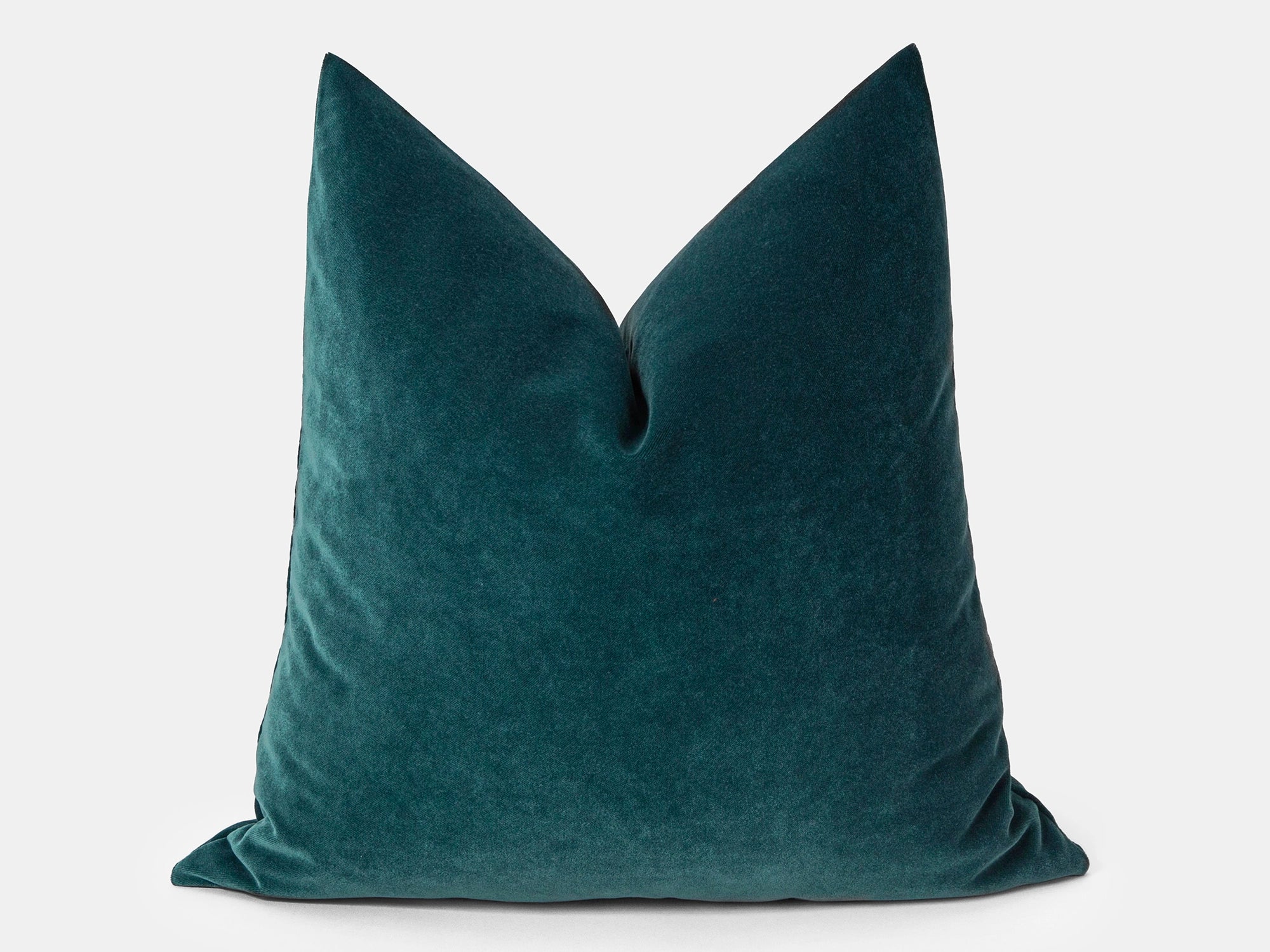 Dark Teal Velvet Pillow Cover