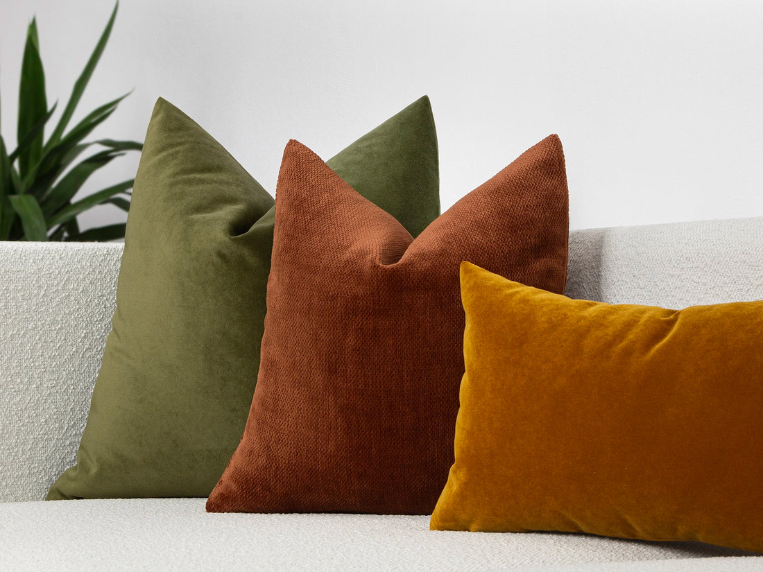 Dusty Terracotta Textured Pillow Cover
