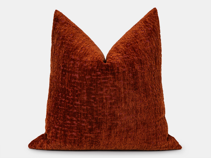 Terracotta Soft Textured Pillow Cover