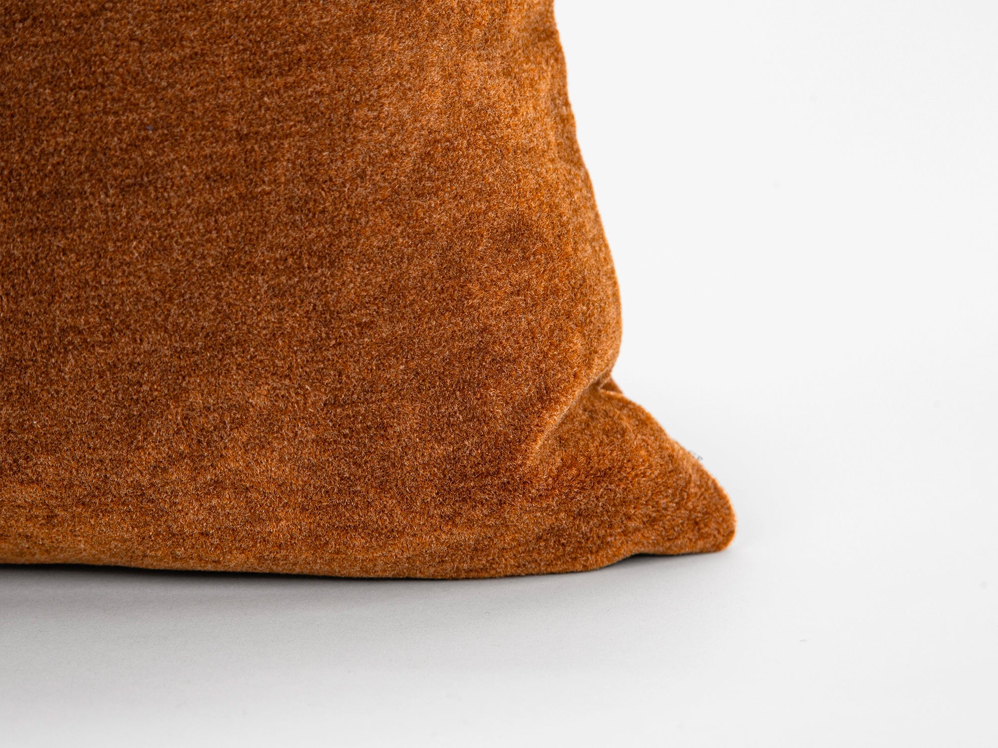 Terracotta Mohair Velvet Pillow Cover