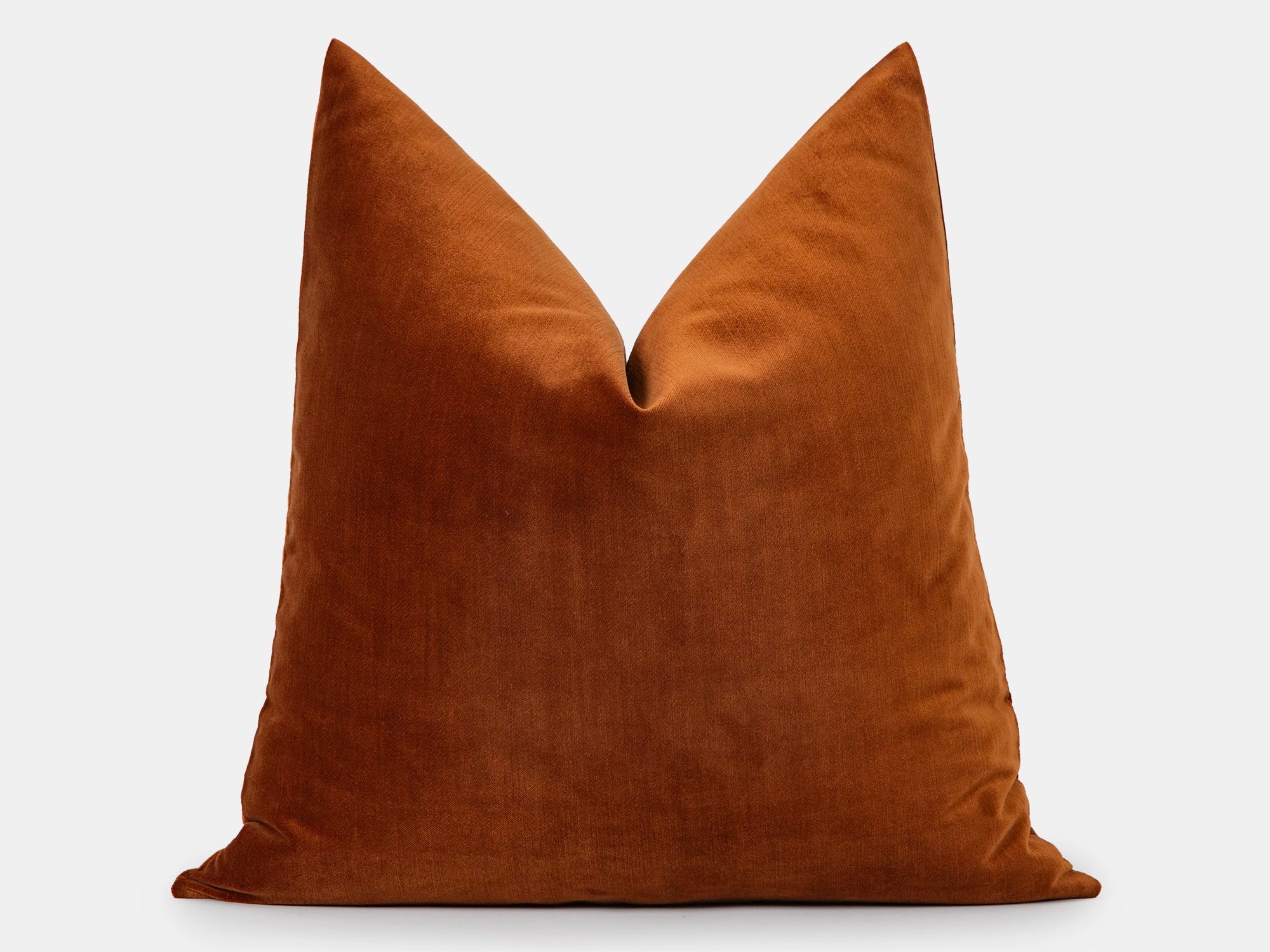 Terracotta Velvet Pillow Cover