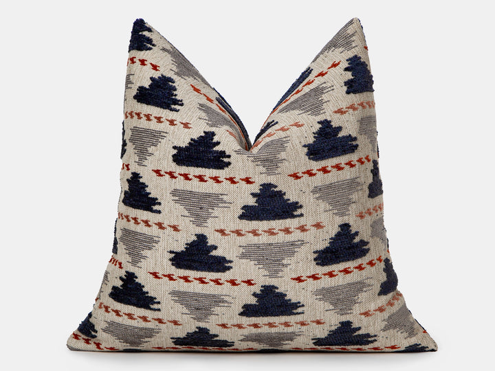 Navy Accent Throw Pillow Cover - Textured & Soft