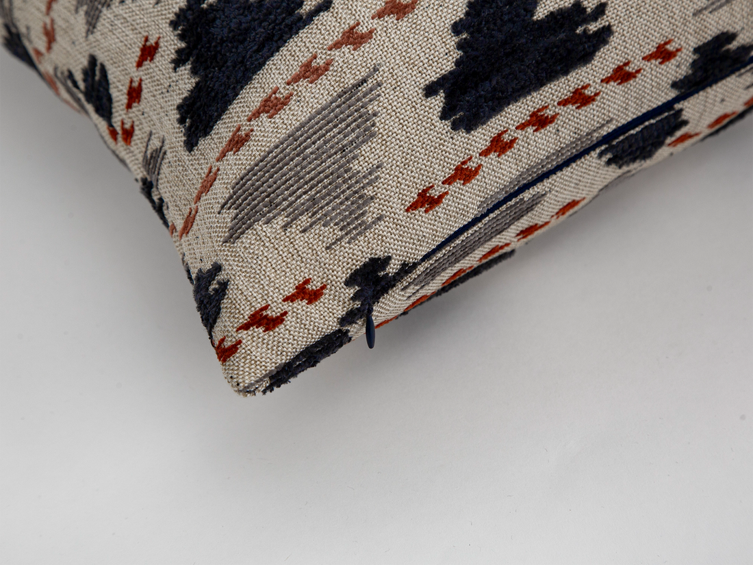 Navy Accent Throw Pillow Cover - Textured & Soft