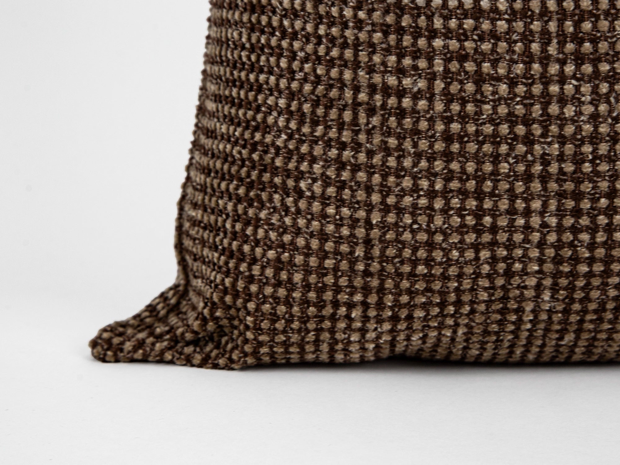 Dark Brown Spotted Pillow Cover
