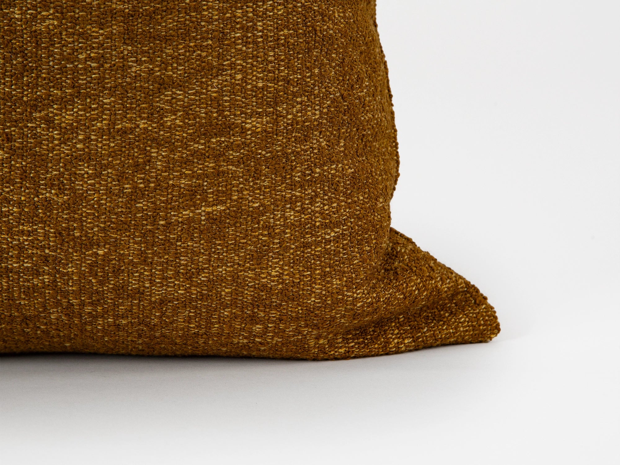 Tobacco Brown Textured Pillow Cover