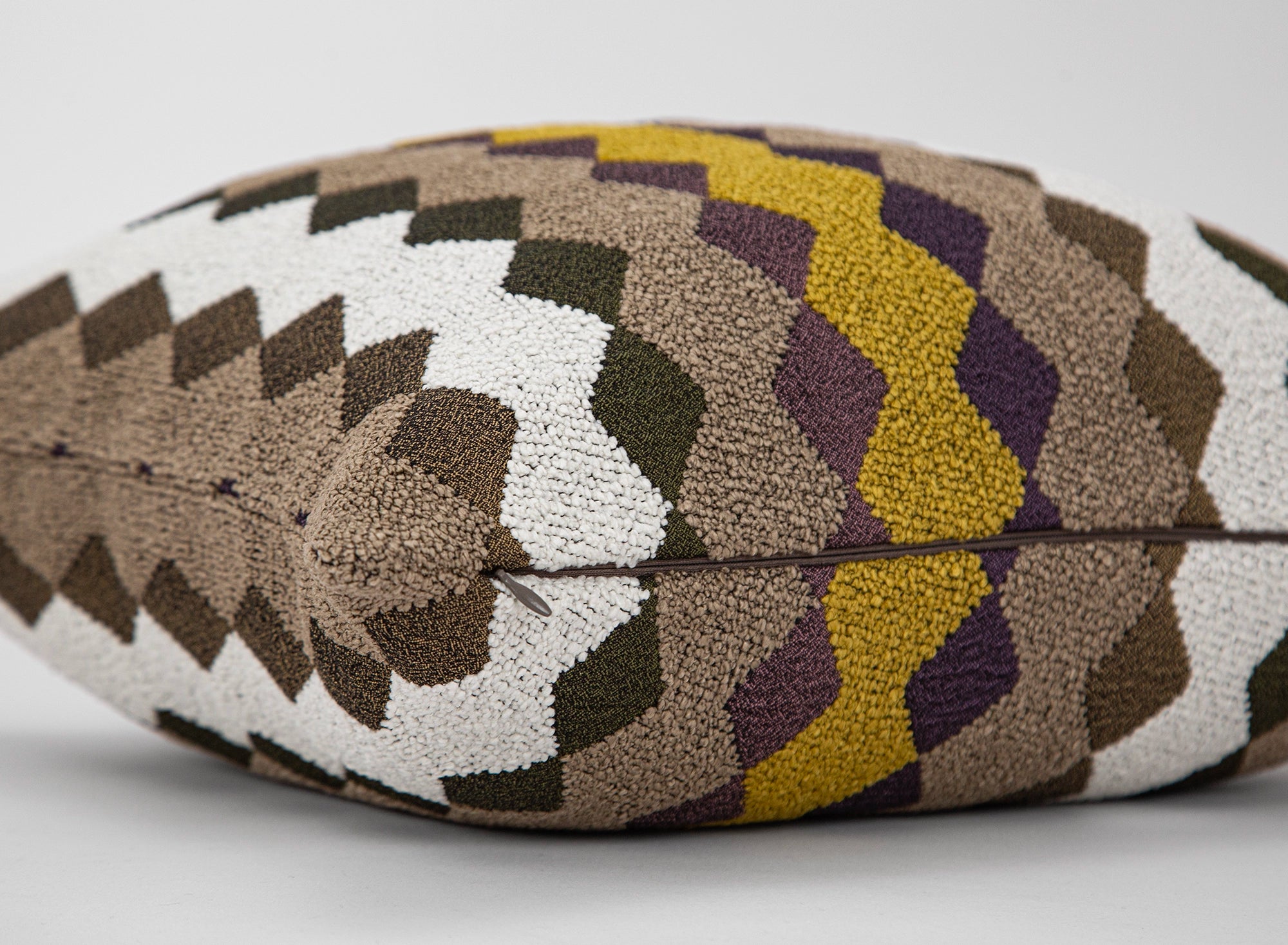 Colorful Textured Tribal Pillow Cover