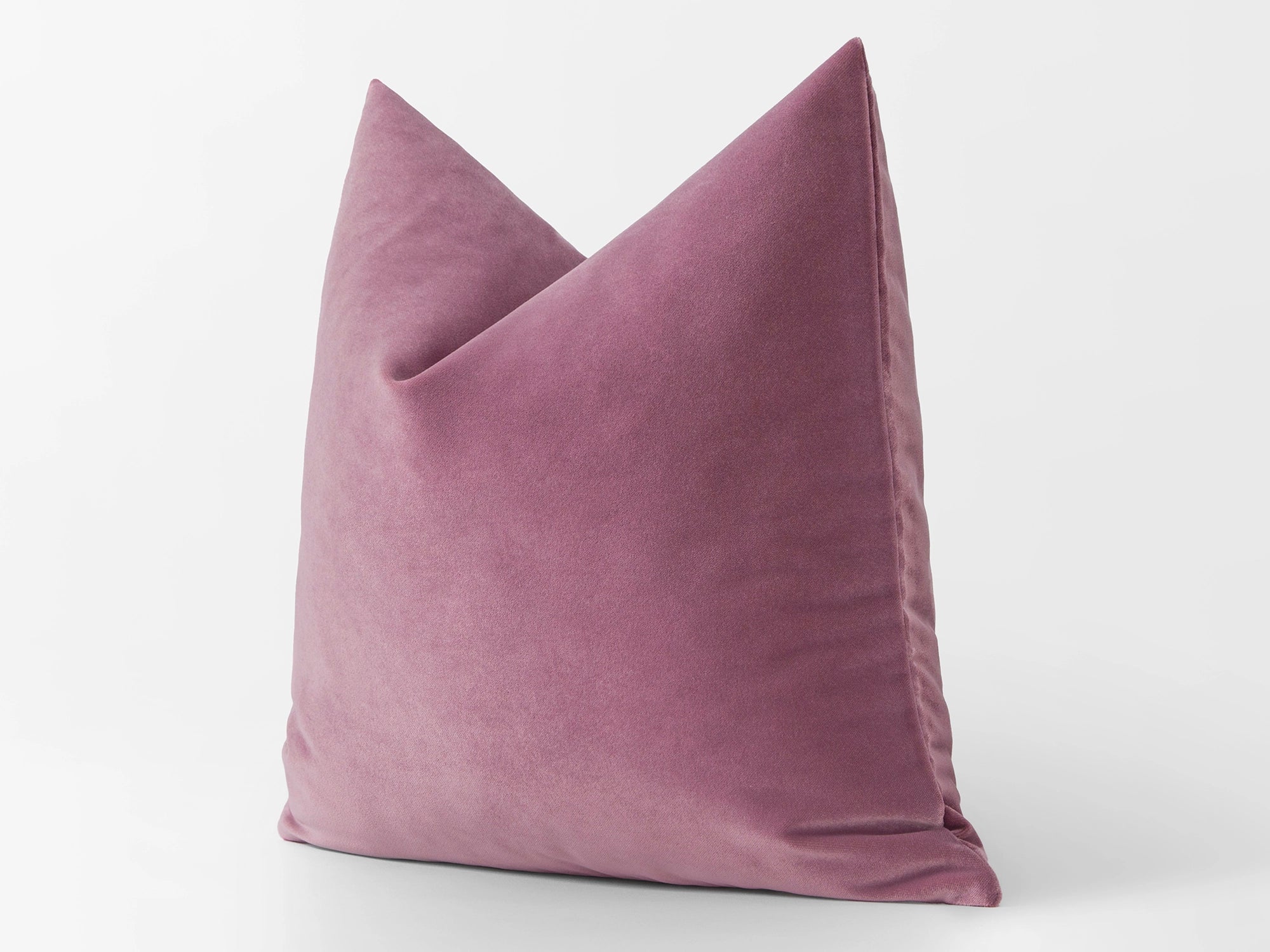 Dark Lilac Velvet Pillow Cover