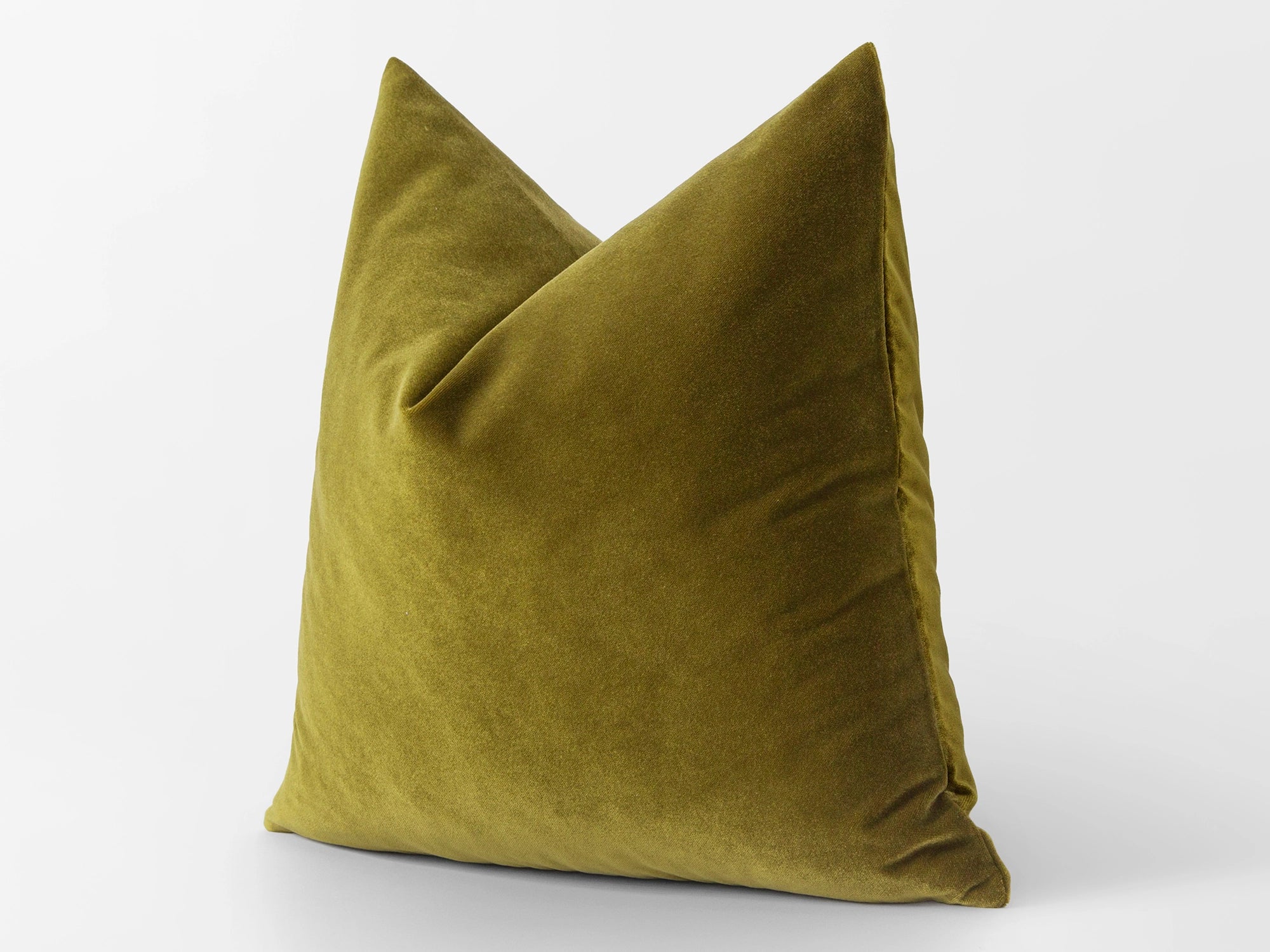 Oil Green Velvet Pillow Cover