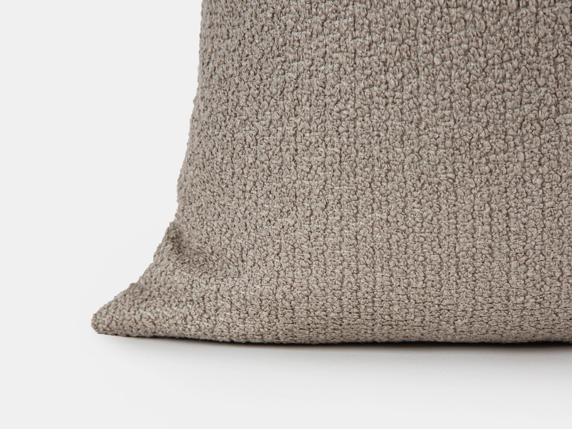 Warm Taupe Textured Pillow Cover