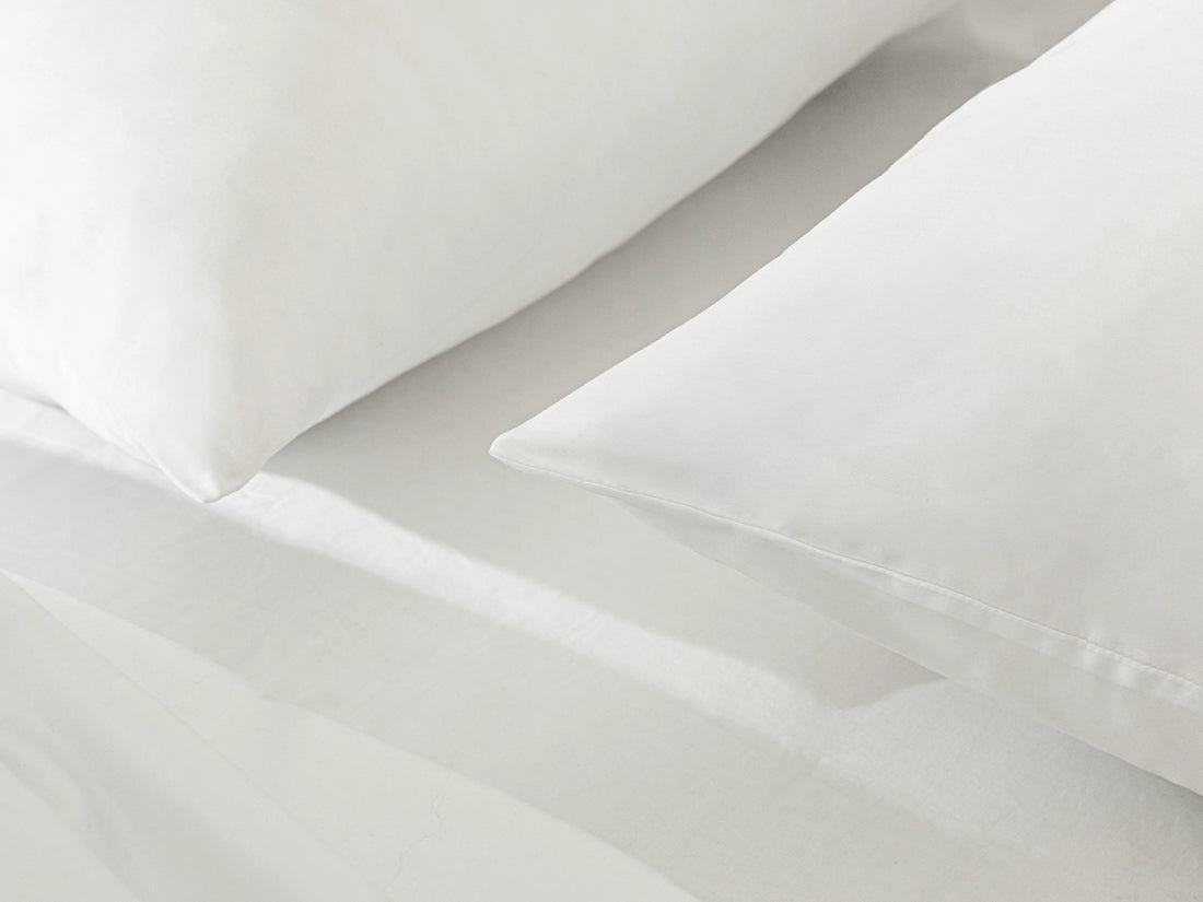 Perfect White 400 TC Sateen Sheet Set