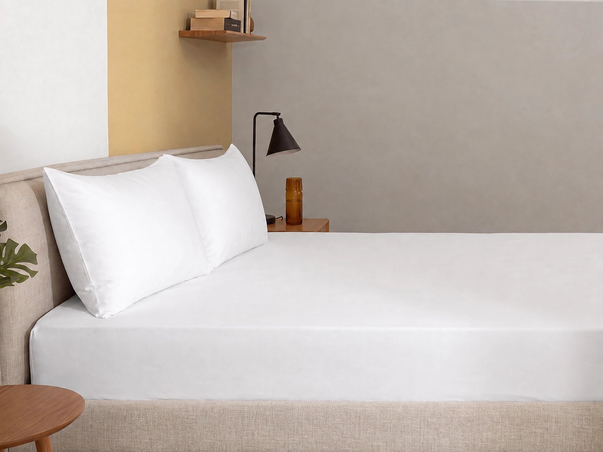 Perfect White 400 TC Sateen Sheet Set