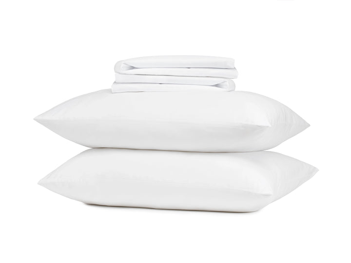 Perfect White 400 TC Sateen Sheet Set