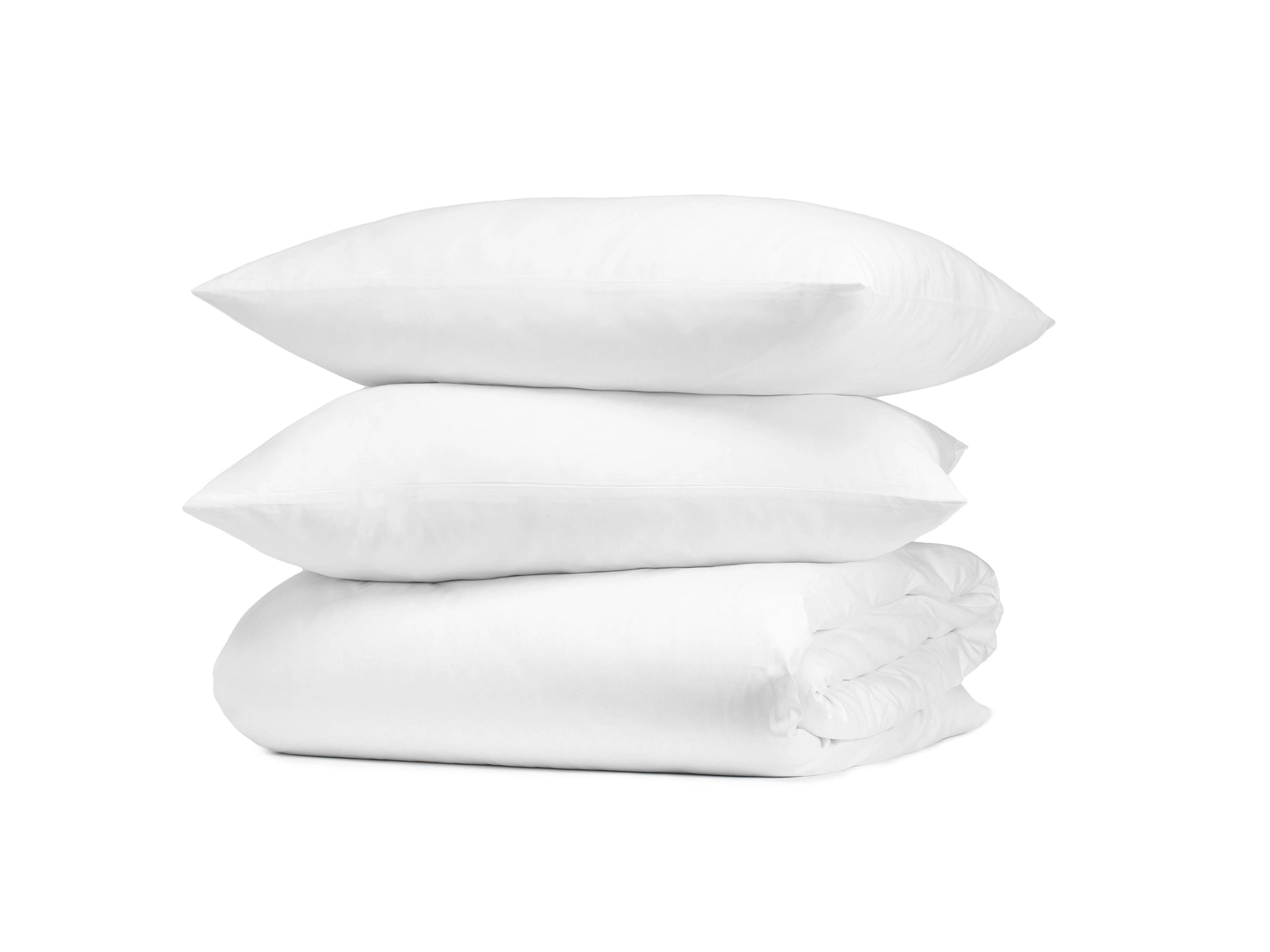Perfect White 400 TC Sateen Duvet Set