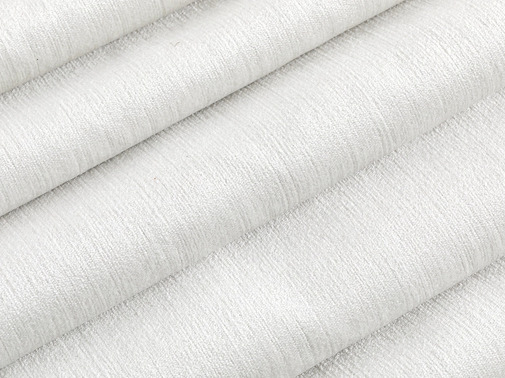 White Silky Upholstery Fabric - Silkha