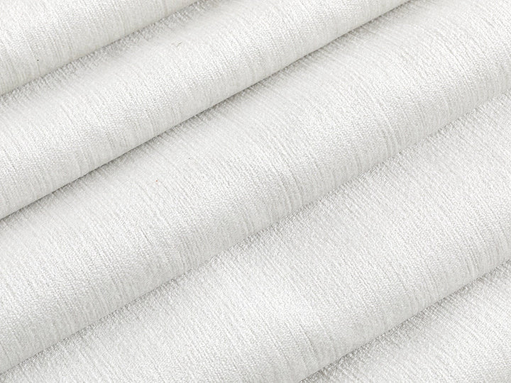 White Silky Upholstery Fabric - Silkha