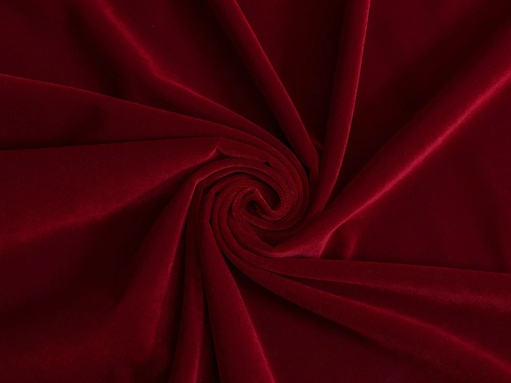 Wine Red Velvet Upholstery Fabric - Classic Velvet
