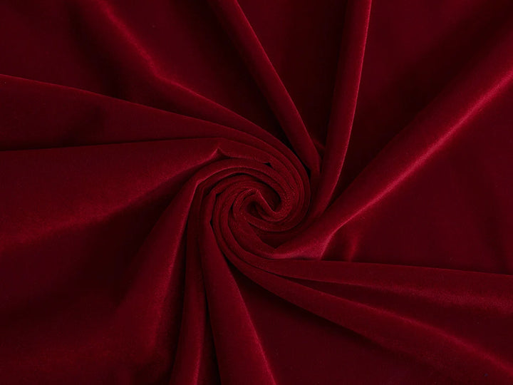 Wine Red Velvet Upholstery Fabric - Classic Velvet