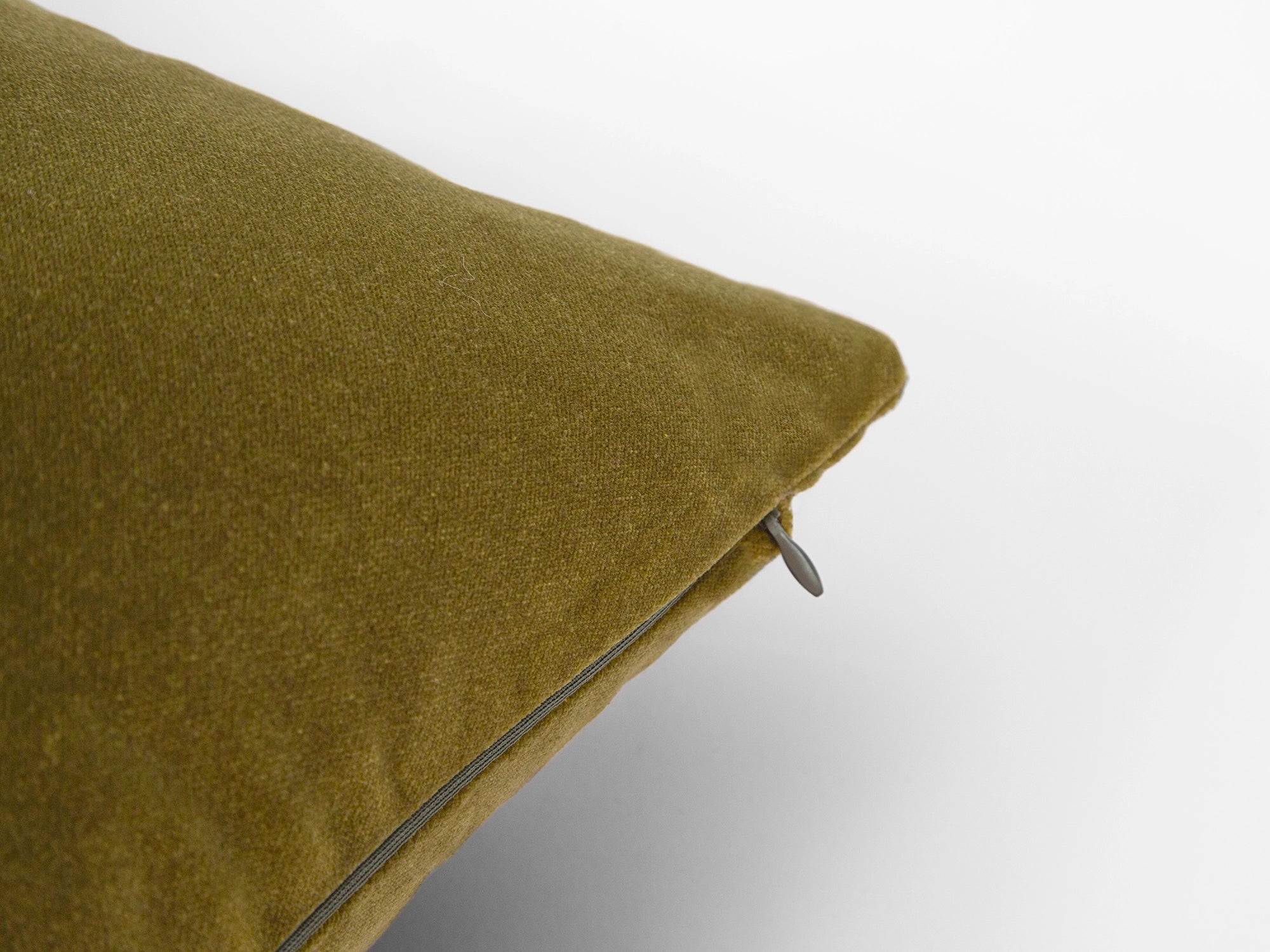 Oil Green Velvet Pillow Cover